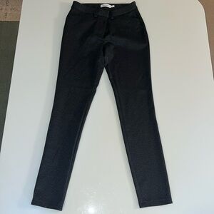 Heather Grey Calvin Klein Stretchy Fitted Work Pants